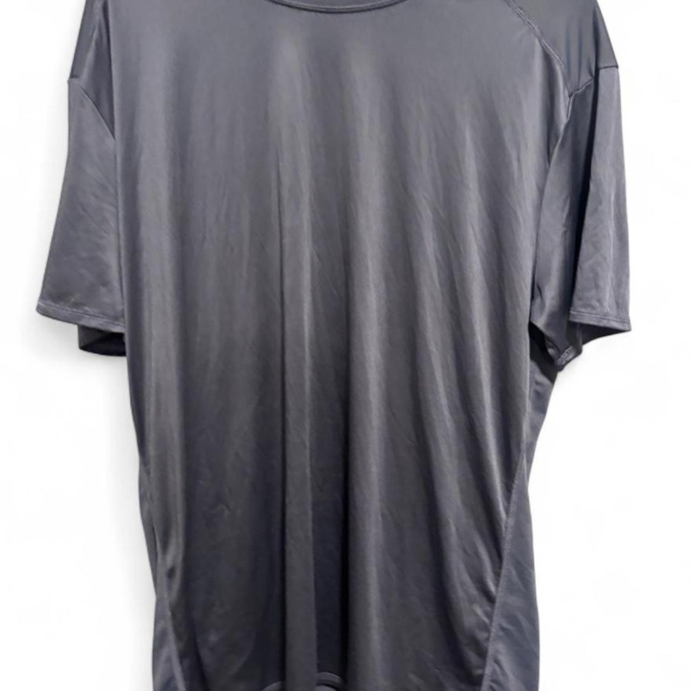 Hanes Moves Performance Tech Tee Mens XL Charcoal Gray Mesh Back Athletic Shirt